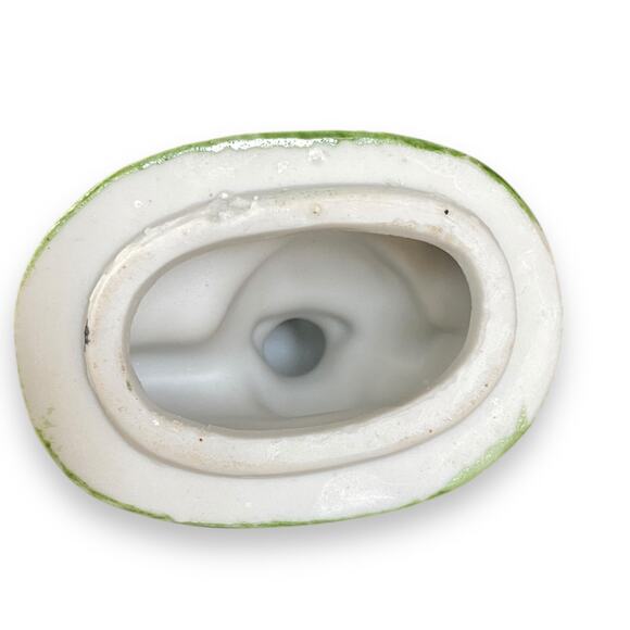 Vintage Bunny Rabbit Trinket Jar Figurine 5” Porcelain Ceramic Lund’s Lites 90s - Picture 9 of 13